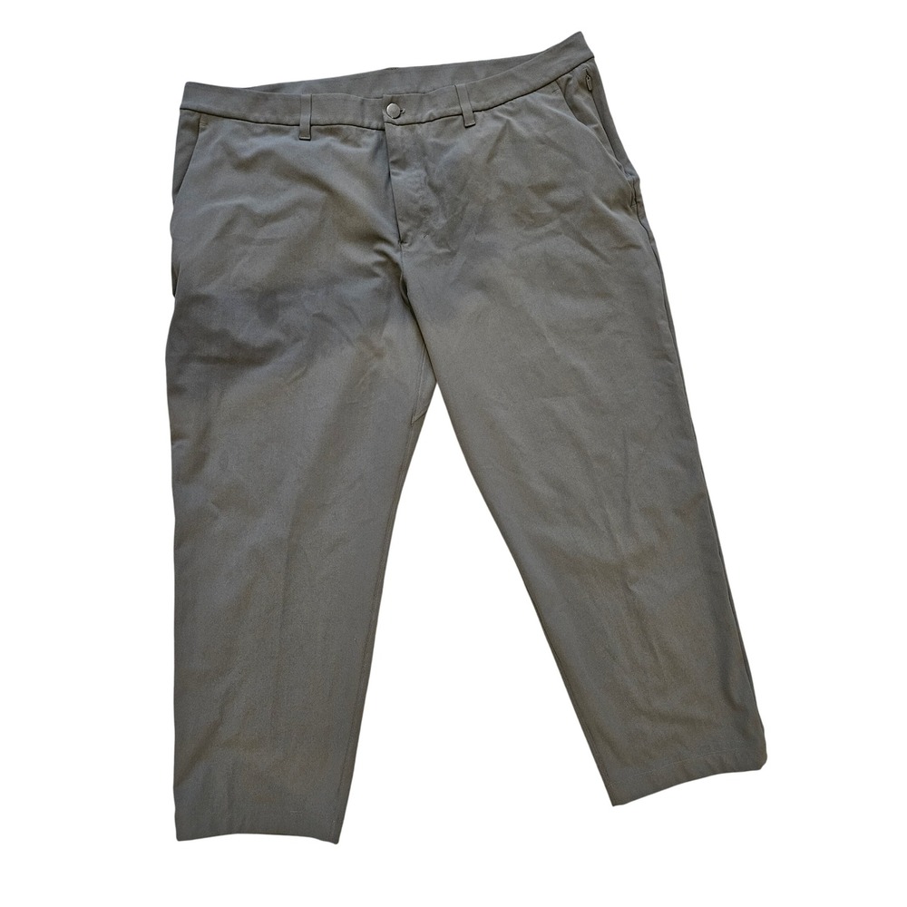 Lululemon Commission Pant Classic Warpstreme Grey LM5AR1S Size 40 Mens